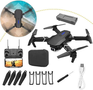 E88 Pro Drone with 4K HD Dual Camera/WiFi FPV, Foldable RC Quadcopter, Auto Hover, Altitude Hold, Headless Mode, App Control